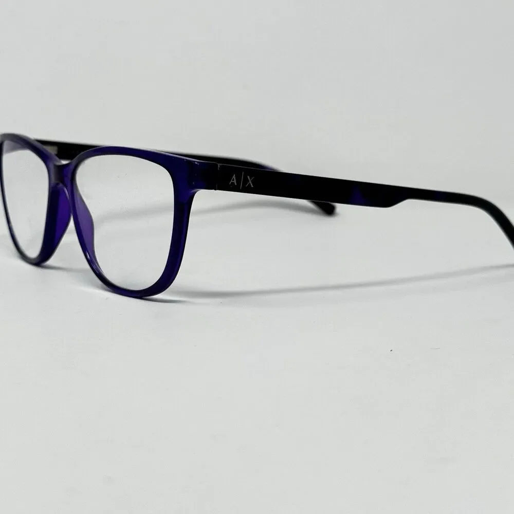 Armani Exchange AX3047 8236 Shiny Purple Eyeglass Frames 53-15-140